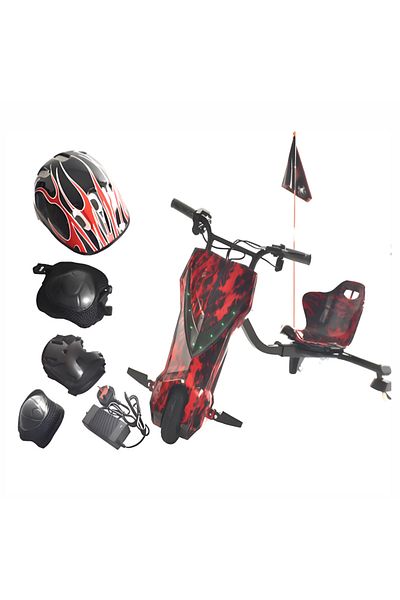 Generic Electric Drift Scooter | 36V | Red and Black | Three Wheels