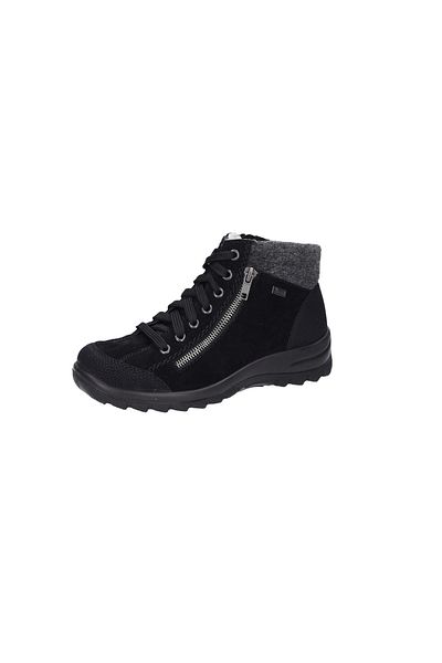 Rieker Schnür-stiefeletten Für Damen In Schwarz