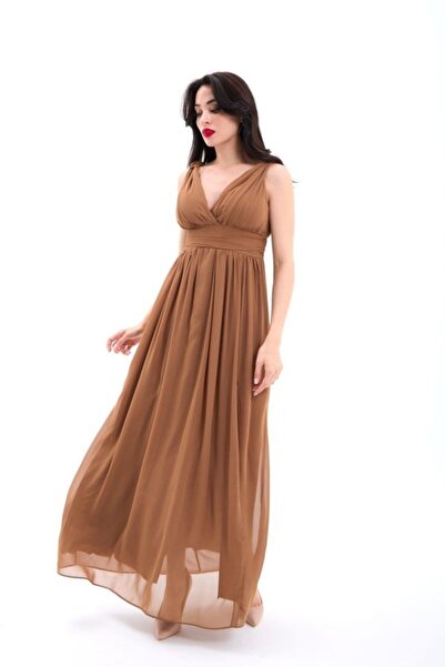 pazarella 4662 Dress-Brown