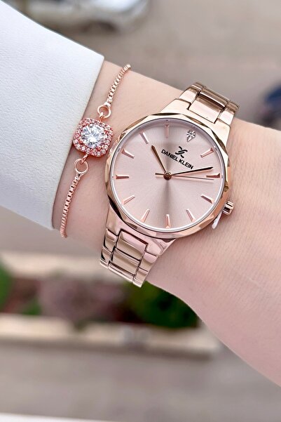 Daniel Klein Bakır Renk 33 Mm 2 Yıl Garantili Kol Saati Ve Bileklik