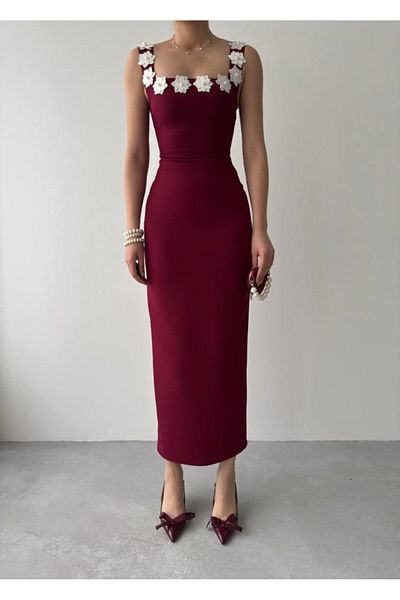 Kokosh moda Ming Flower Detailed Dress