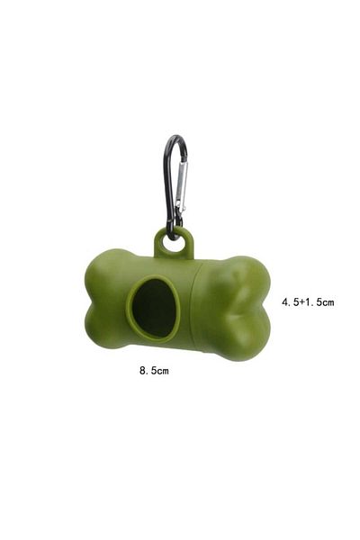 TrioStore Dispenser Portabil in Forma de Os pentru Pungi Biodegradabile, Pisici, Caini, 8.5 cm x 4.5 cm