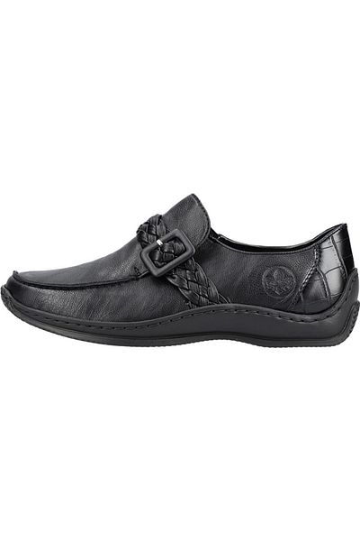 Rieker Komfort Slipper für Damen in schwarz