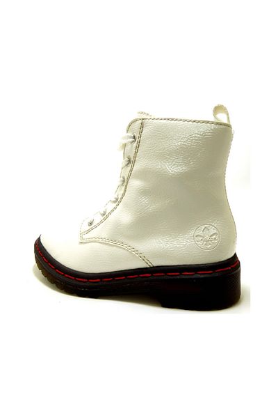 Rieker Schnür-Stiefeletten für Damen in weiß