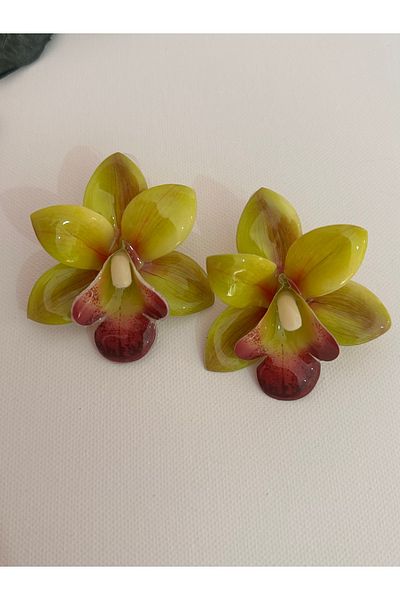 YENGEÇ Lotus Flower Earrings