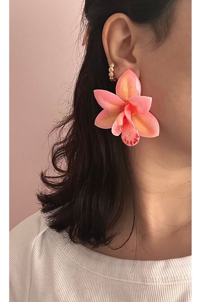 YENGEÇ Lotus Flower Earrings