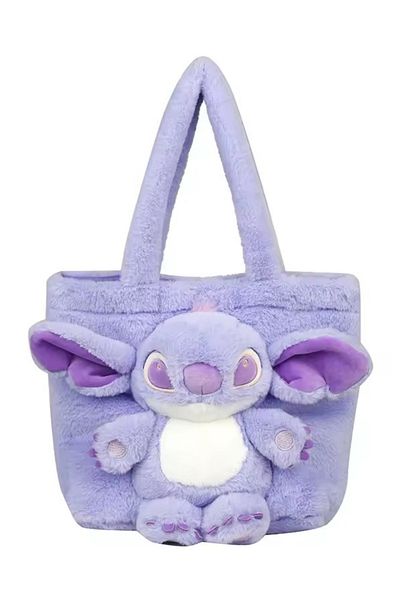 ABYZ Geantă pentru copii din material Plus, tip cusătură, dimensiuni 35x27cm, culoare Mov