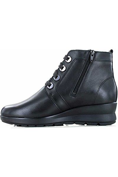 Mephisto Schnür-stiefeletten Für Damen In Schwarz