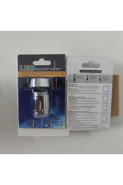 Choice Temperature Sensing Led Temperature Sensitive Faucet Water Saving Kitchen Bathroom Sensor 7 Color Ch