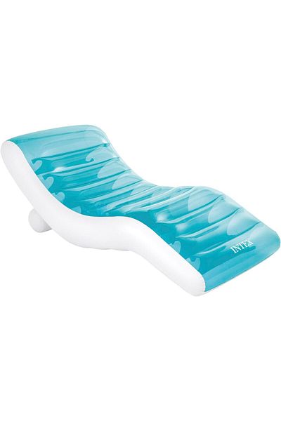 Intex Splash Lounge Inflatable Chair for Pool with Cup Holders and Backrest Size 191x99cm