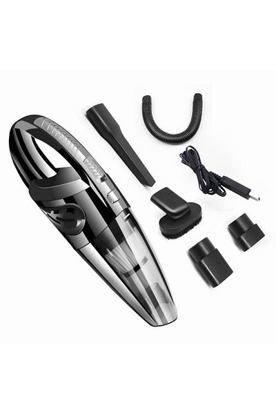 varioshop Portable Handheld Vacuum Cleaner VarioShop®, with Rechargeable Battery, USB Charging, 32,000 RPM, 1
