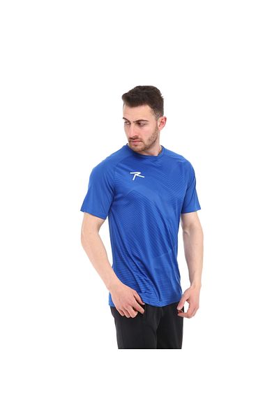 raru Unisex Ψηφιακό Μπλουζάκι Justa Indigo