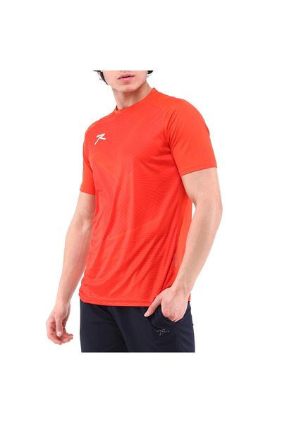 raru Unisex Ψηφιακό Μπλουζάκι Justa Orange