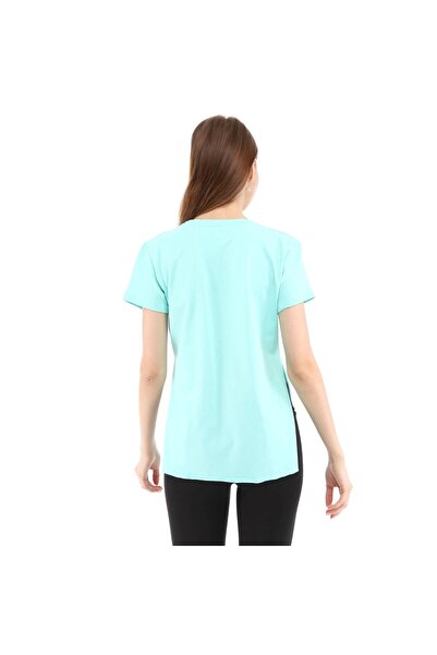 raru Women's 100% Cotton V-Neck T-Shirt Fragum Mint