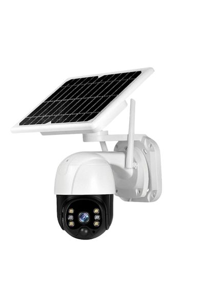 ELMHURST PTZ Surveillance Camera with Solar Panel, 4G Lite, Human Detection, Two-Way Talkback, Pan & Tilt, Fu