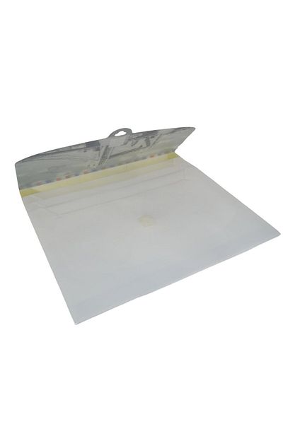 Generic A4 plastic file folder with 3 pockets