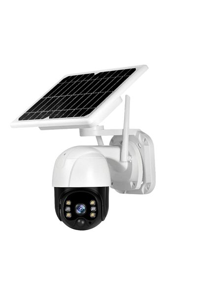 ELMHURST PTZ Surveillance Camera with Solar Panel, 4G Lite, Human Detection, Two-Way Talkback, Pan & Tilt, Fu