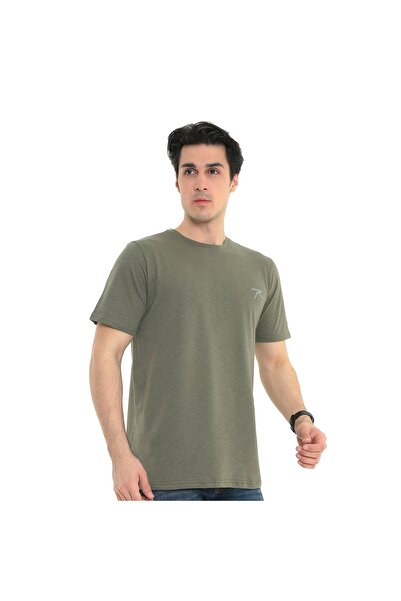 raru 100% Cotton T-Shirt Gravis Khaki