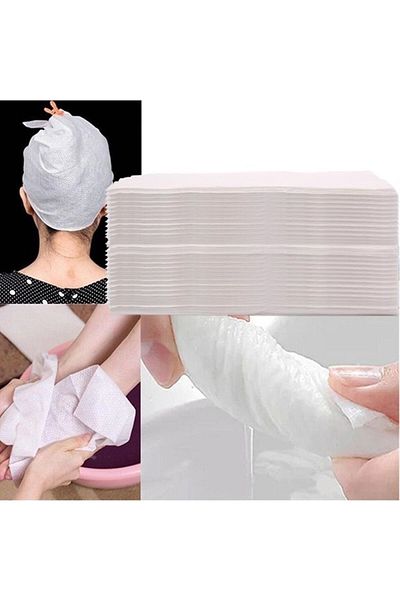 shemo Disposable Towel 100 Pieces 40x80 cm Barber Towel Hair Towel Disposable Towel