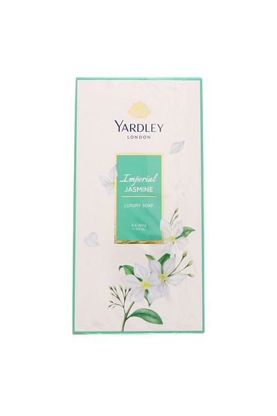 YARDLEY Imperial Jasmine Luxury Soap 3 x 100 g