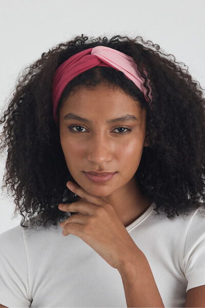 Butikgiz Women's Trend Style Cotton Combed Cotton, Anti-Slip, Soft, Flexible, Hair Band Bandana