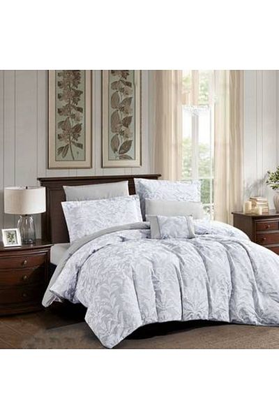 Pazar Home Bedding 7-Piece Cotton Jacquard Double Bedspread - Chicago Home Bazaar