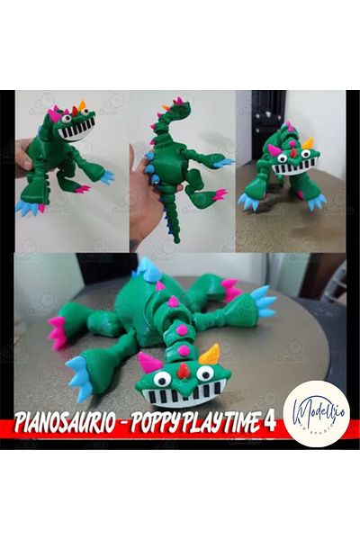 Modellio3D Pianosaurus - Poppy Playtime 4 Figures
