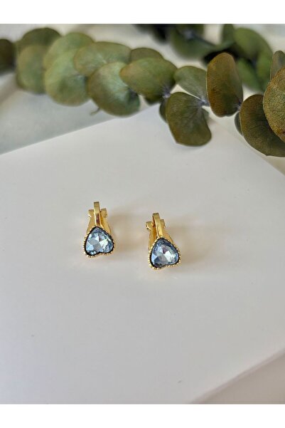 arya luxe Çocuk Küpe Klipsli Renkli Kalp