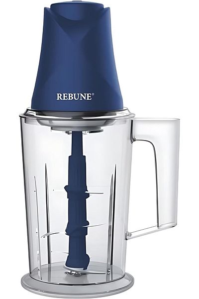 rebune Ribbon 2 Liter Food Chopper – 500 W | Multi-Function Meat and Vegetable Chopper | RE-2-086 with 2-