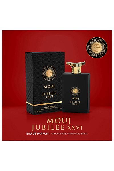 Milestone Unisex perfume Milestone Mouj Jubilee XXVI, 100 ml, opulent notes, elegant glass