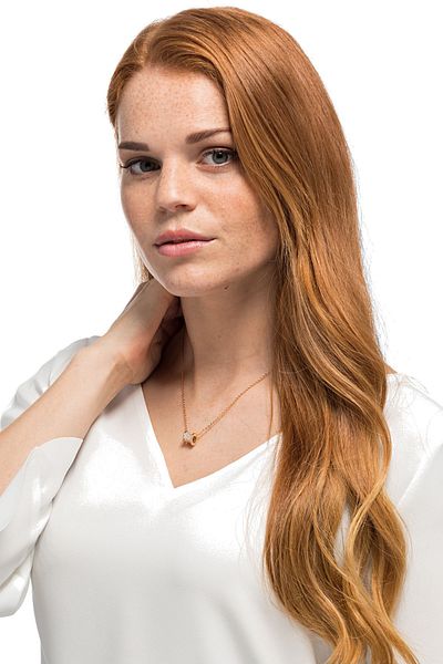 Heideman Halskette Damen Mit Anhänger Madita Rose Goldfarben Festlich