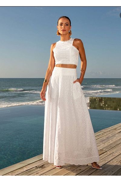Kashaya Women's Imported Voile Brode Fabric Lace Detailed Skirt Buluz Suit