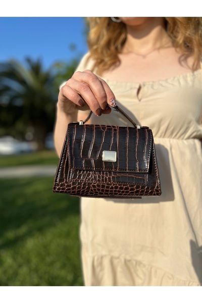 SİNİSA BAG Γυναικεία τσάντα χειρός και ώμου με ρυθμιζόμενο λουράκι με σχέδιο ...