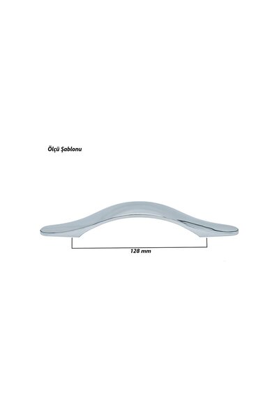 Sucuoğlu Yalı 128 mm Kulp Metal Mobilya Çekmece Dolabı Mutfak Dolap Kulpları Kapak Kulbu Kulpu (4 Adet)