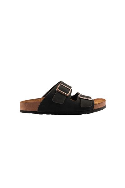 POLOMİA Aryan Unisex - Eva Sole Comfortable Slippers, Double Bands and Buckles, Casual Comfortable Indoor Slippers