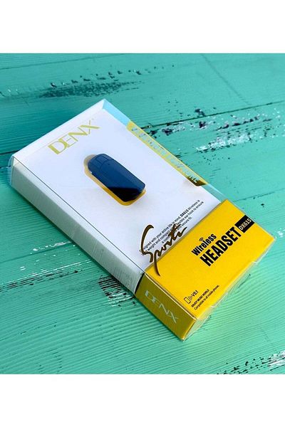 Denx سماعة رأس لاسلكية بأذن واحدة