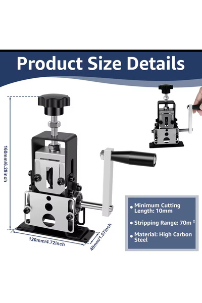 METALİ Tel Striptizci manuel ve elektirikli matkap ile calışır