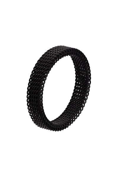 Heideman elastischer Mesh-Ring Sarah schwarz farben casual