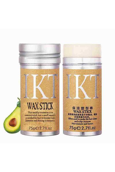 IKT Hair Wax Stick Strong and Long-Lasting Styling Wax for Frizzy Hair Edges 75g