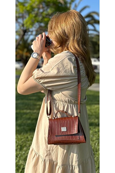 SİNİSA BAG Γυναικεία τσάντα χειρός και ώμου με ρυθμιζόμενο λουράκι με σχέδιο ...