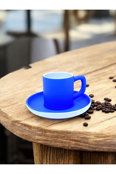 HediyeArıları Colorful Design Turkish Coffee Cup |   100 ml Coffee Cup