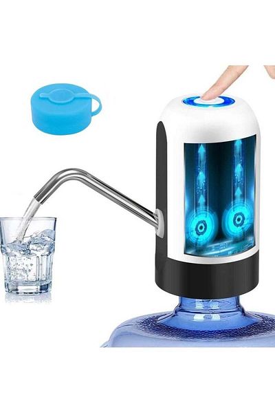 Denx Rechargeable Electric Water Dispenser Pump for Gallon Bottles – USB Charging, Portable & Easy to Use