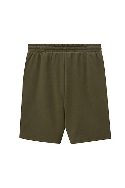 Giordano شورت رجالي من نوع وافل متوسط الارتفاع مع خصر مرن.