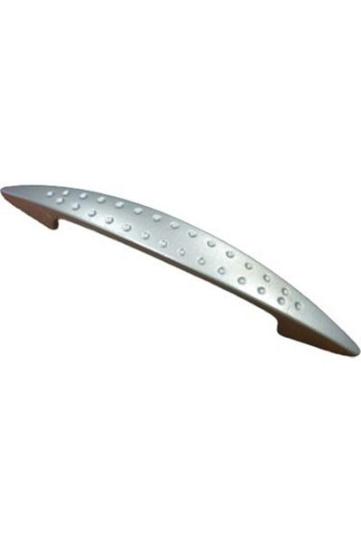 Sucuoğlu Merve Mâner punctat pentru ușă dulap cu sertar Mâner metalic lucios de 96 mm (6 bucăți)