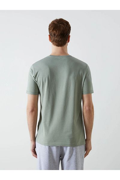 LC Waikiki Ανδρικό T-Shirt από βαμβακερό χτενισμένο λαιμό