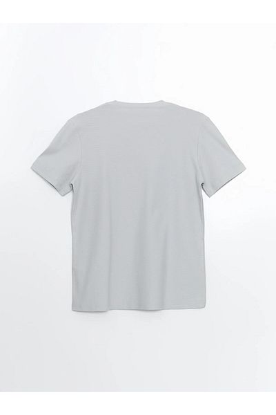 LC Waikiki Ανδρικό T-Shirt από βαμβακερό χτενισμένο λαιμό
