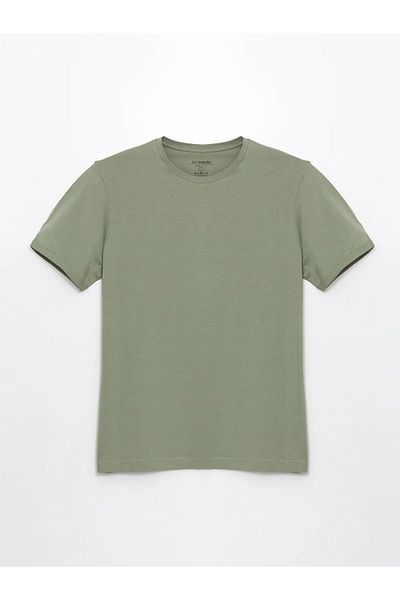 LC Waikiki Ανδρικό T-Shirt από βαμβακερό χτενισμένο λαιμό