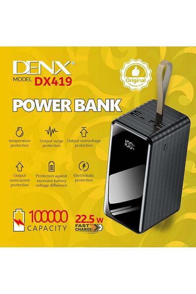 Denx DX419 - بنك طاقة بسعة 10000 مللي أمبير