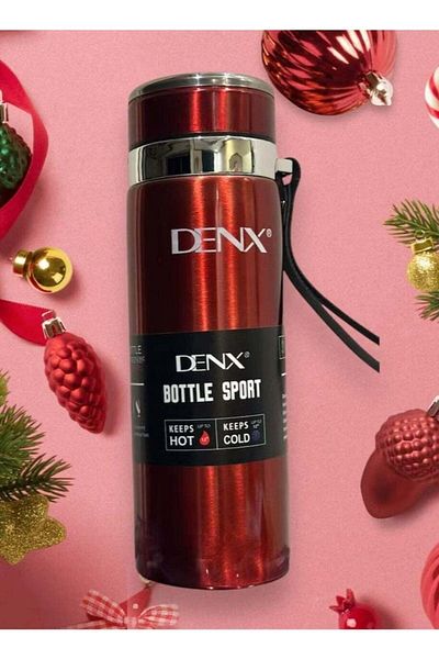 Denx Stainless Steel Thermal Water Bottle, Keep Hot and Cold, Thermos for Tea and Coffee
