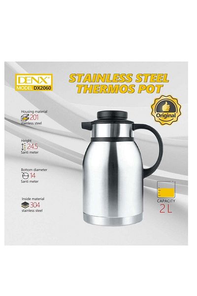 Denx وعاء ترموس من الفولاذ المقاوم للصدأ